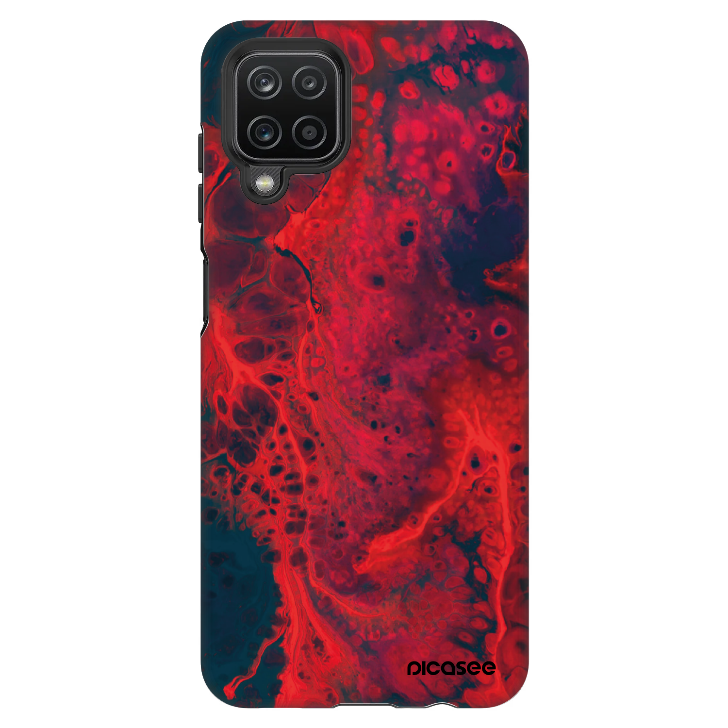 Picasee Fashion Case Samsung Galaxy A12 A125F - Organic red