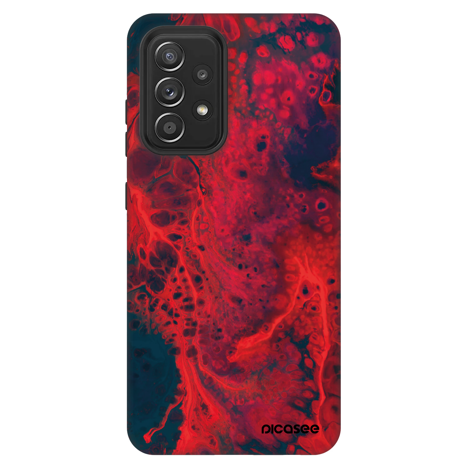 Picasee Fashion Case Samsung Galaxy A52 5G A525F - Organic red