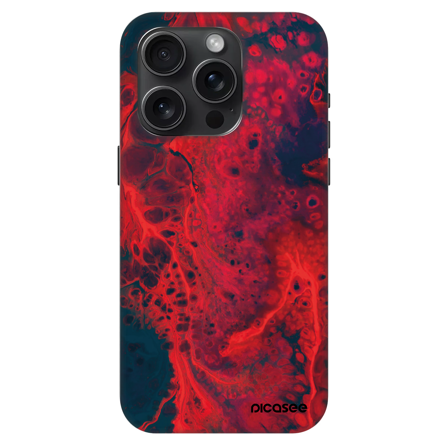 Picasee Fashion Case MagSafe Apple iPhone 15 Pro - Organic red