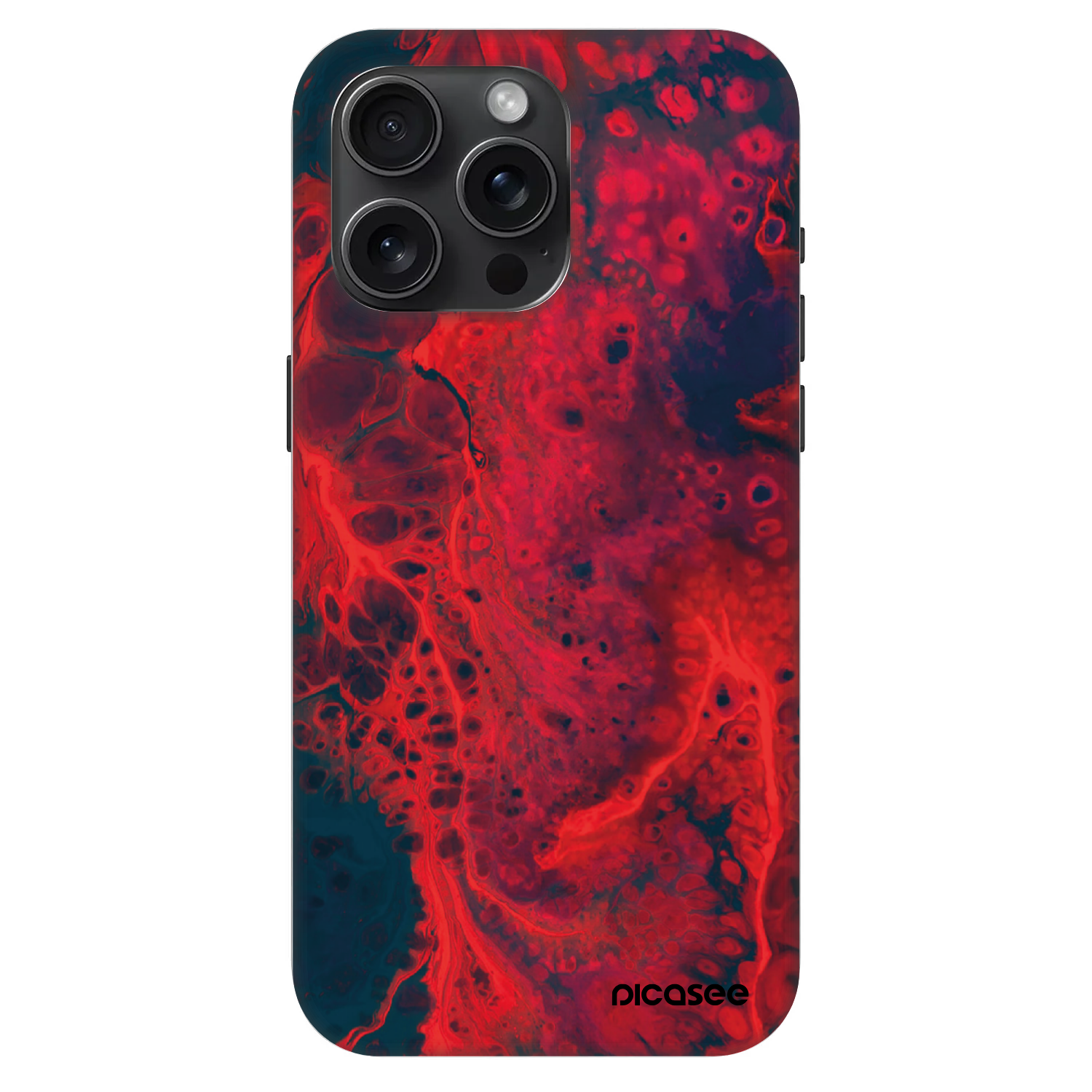 Picasee Fashion Case MagSafe Apple iPhone 15 Pro Max - Organic red