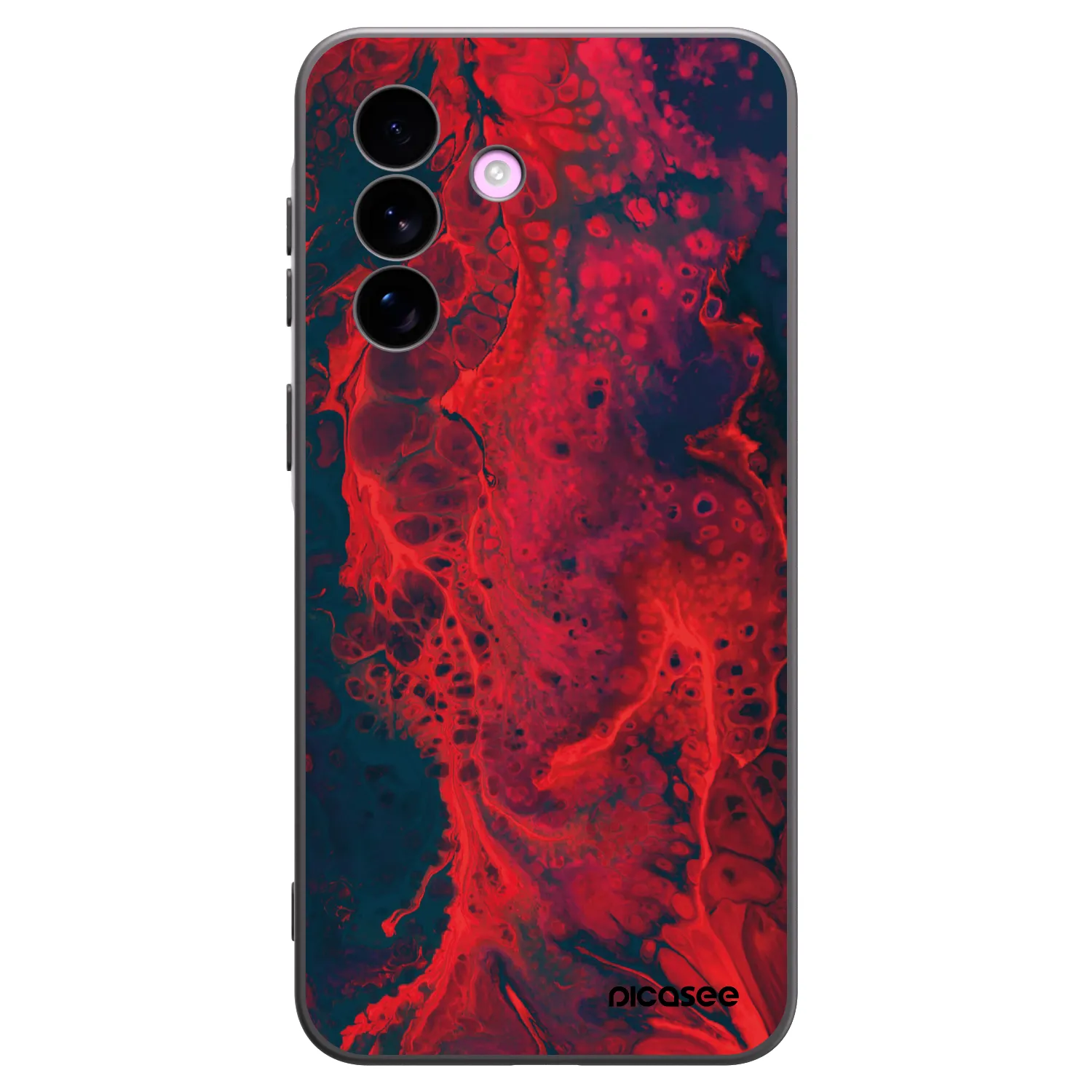 Picasee fekete szilikon tok az alábbi mobiltelefonokra Samsung Galaxy A57 5G - Organic red