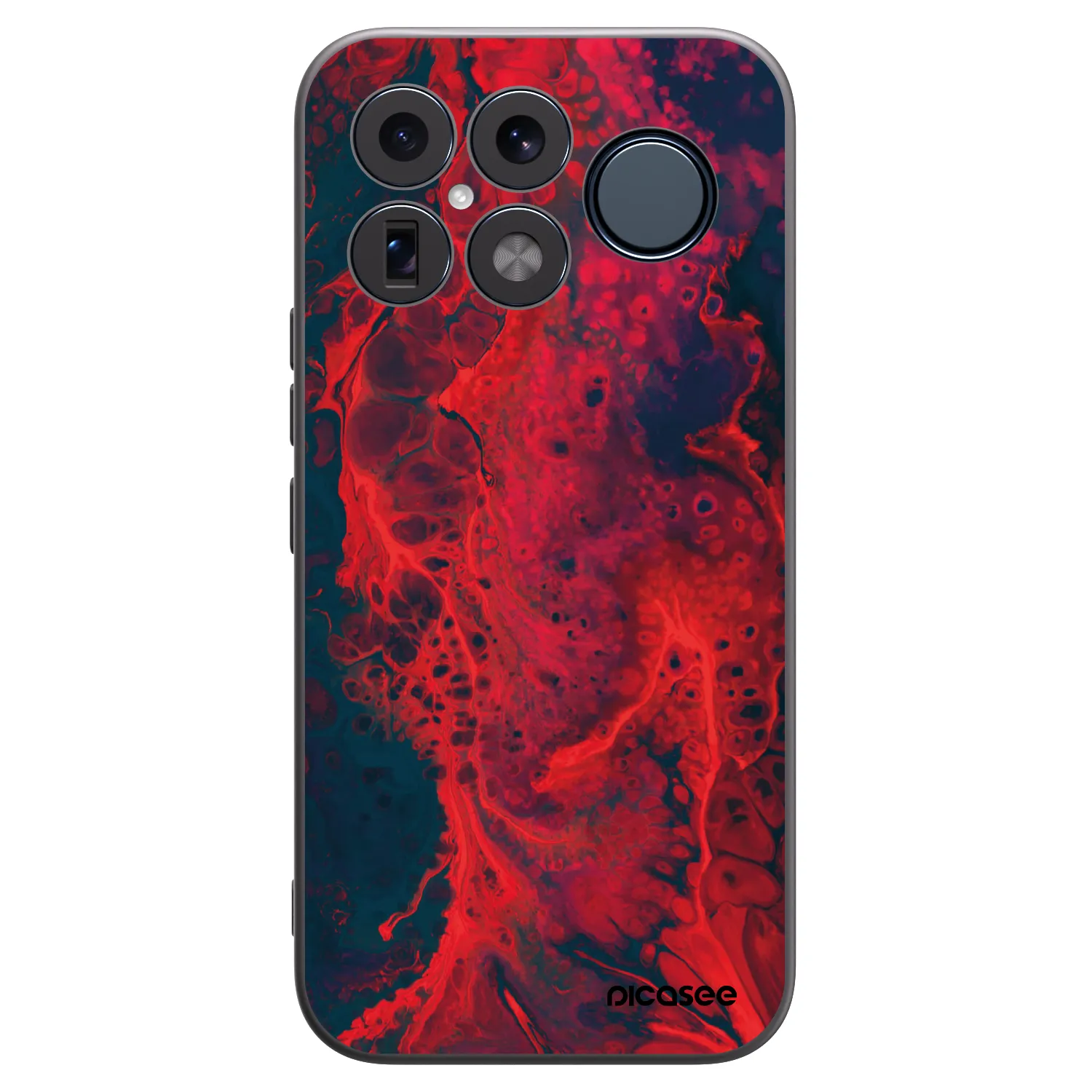 Picasee fekete szilikon tok az alábbi mobiltelefonokra Xiaomi Poco F8 Ultra - Organic red