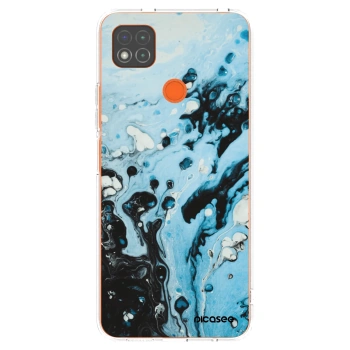 Picasee átlátszó szilikon tok az alábbi mobiltelefonokra Xiaomi Redmi 9C - Organic blue