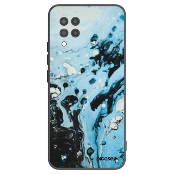 Picasee fekete szilikon tok az alábbi mobiltelefonokra Samsung Galaxy A42 A426B - Organic blue