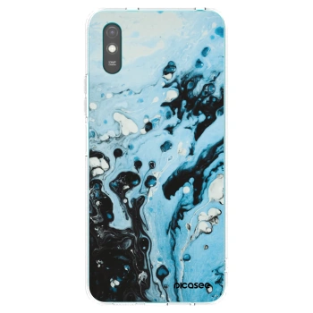 Picasee átlátszó szilikon tok az alábbi mobiltelefonokra Xiaomi Redmi 9AT - Organic blue
