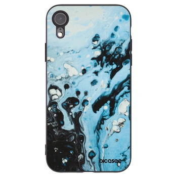Picasee fekete szilikon tok az alábbi mobiltelefonokra Apple iPhone XR - Organic blue
