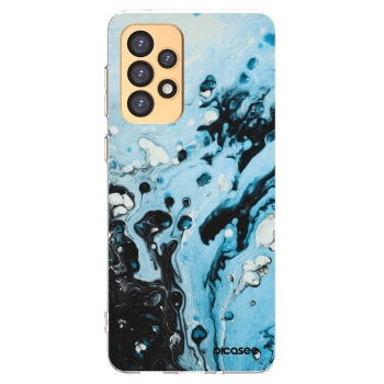 Picasee átlátszó szilikon tok az alábbi mobiltelefonokra Samsung Galaxy A33 5G A336 - Organic blue