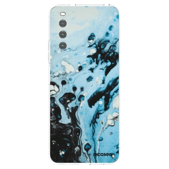 Picasee átlátszó szilikon tok az alábbi mobiltelefonokra Sony Xperia 10 IV 5G - Organic blue