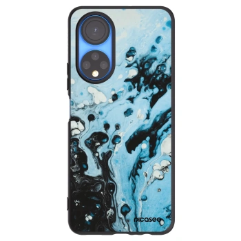 Picasee fekete szilikon tok az alábbi mobiltelefonokra Honor X7 - Organic blue