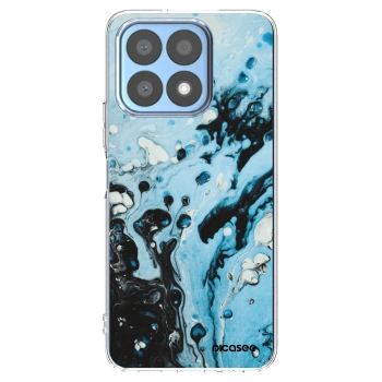 Picasee átlátszó szilikon tok az alábbi mobiltelefonokra Honor X8a - Organic blue