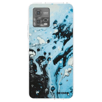 Picasee átlátszó szilikon tok az alábbi mobiltelefonokra Motorola Moto G72 - Organic blue