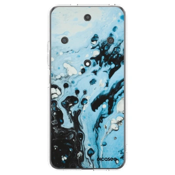 Picasee átlátszó szilikon tok az alábbi mobiltelefonokra Honor Magic5 Lite 5G - Organic blue