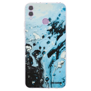 Picasee átlátszó szilikon tok az alábbi mobiltelefonokra Honor 8X - Organic blue