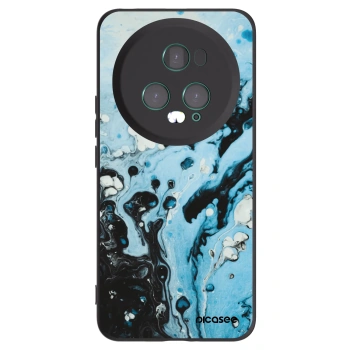 Picasee fekete szilikon tok az alábbi mobiltelefonokra Honor Magic5 Pro - Organic blue