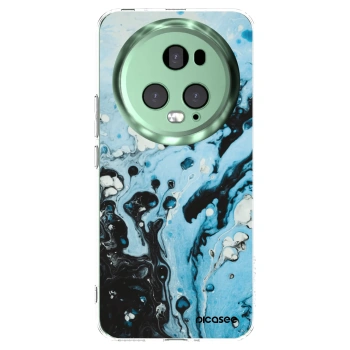 Picasee átlátszó szilikon tok az alábbi mobiltelefonokra Honor Magic5 Pro - Organic blue