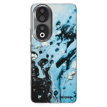 Picasee átlátszó szilikon tok az alábbi mobiltelefonokra Honor 90 5G - Organic blue