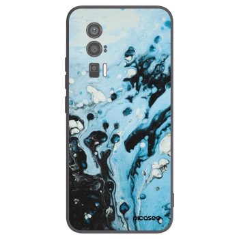 Picasee fekete szilikon tok az alábbi mobiltelefonokra Xiaomi Poco F5 Pro 5G - Organic blue