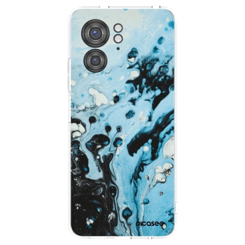 Picasee átlátszó szilikon tok az alábbi mobiltelefonokra Motorola Edge 40 - Organic blue
