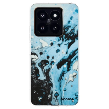 Picasee átlátszó szilikon tok az alábbi mobiltelefonokra Xiaomi 14 Pro - Organic blue