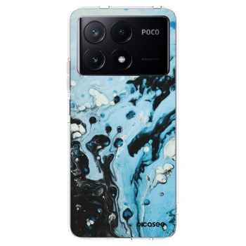 Picasee átlátszó szilikon tok az alábbi mobiltelefonokra Xiaomi Poco X6 Pro - Organic blue