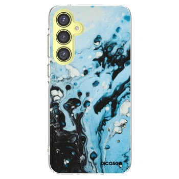 Picasee átlátszó szilikon tok az alábbi mobiltelefonokra Samsung Galaxy A35 5G A356B - Organic blue