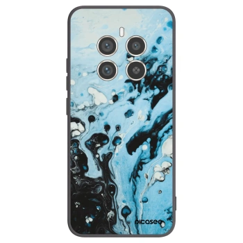 Picasee fekete szilikon tok az alábbi mobiltelefonokra Realme 12 Pro 5G - Organic blue