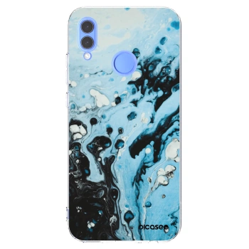 Picasee átlátszó szilikon tok az alábbi mobiltelefonokra Honor 10 Lite - Organic blue