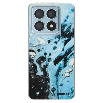 Picasee átlátszó szilikon tok az alábbi mobiltelefonokra Xiaomi 14T Pro - Organic blue