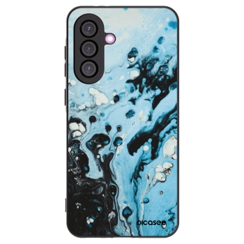 Picasee fekete szilikon tok az alábbi mobiltelefonokra Samsung Galaxy A36 5G - Organic blue
