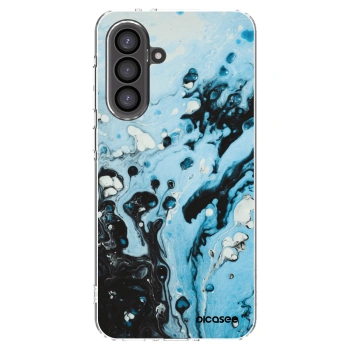 Picasee átlátszó szilikon tok az alábbi mobiltelefonokra Samsung Galaxy A36 5G - Organic blue