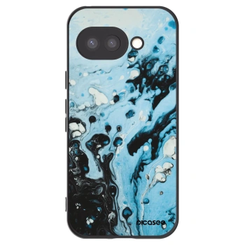 Picasee fekete szilikon tok az alábbi mobiltelefonokra Google Pixel 9a - Organic blue