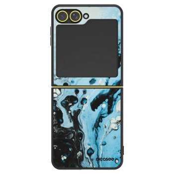 Szilikon tok erre a típusra Samsung Galaxy Z Flip5 5G - Organic blue