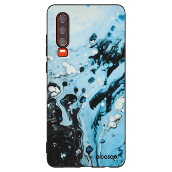 Picasee fekete szilikon tok az alábbi mobiltelefonokra Huawei P30 - Organic blue