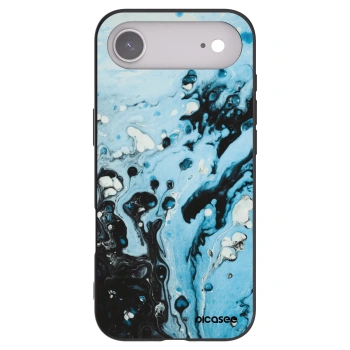 Picasee fekete szilikon tok az alábbi mobiltelefonokra Apple iPhone Air - Organic blue