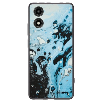 Picasee fekete szilikon tok az alábbi mobiltelefonokra Motorola Moto E14 - Organic blue