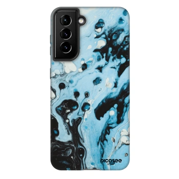 Szilikon tok erre a típusra Samsung Galaxy S22 5G - Organic blue