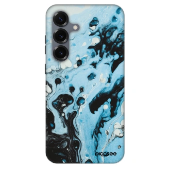 Szilikon tok erre a típusra Samsung Galaxy S25 5G - Organic blue