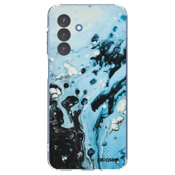 Picasee átlátszó szilikon tok az alábbi mobiltelefonokra Samsung Galaxy A17 5G - Organic blue