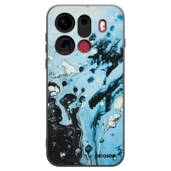 Picasee fekete szilikon tok az alábbi mobiltelefonokra OPPO Find X9 Pro - Organic blue