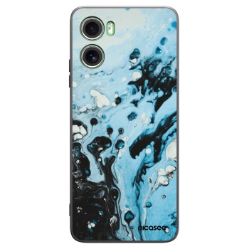 Picasee fekete szilikon tok az alábbi mobiltelefonokra Motorola Moto G06 - Organic blue