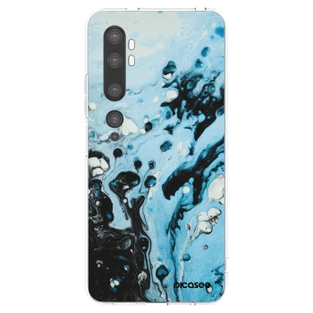 Picasee átlátszó szilikon tok az alábbi mobiltelefonokra Xiaomi Mi Note 10 (Pro) - Organic blue