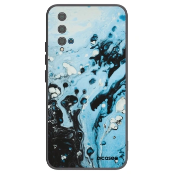 Picasee fekete szilikon tok az alábbi mobiltelefonokra Huawei Nova 5T - Organic blue