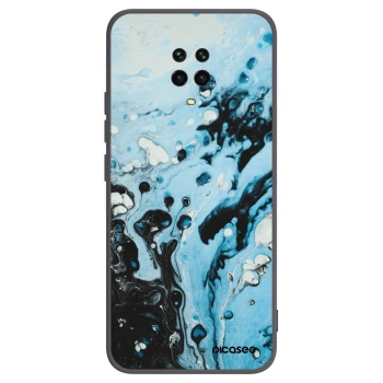 Picasee fekete szilikon tok az alábbi mobiltelefonokra Xiaomi Redmi Note 9S - Organic blue