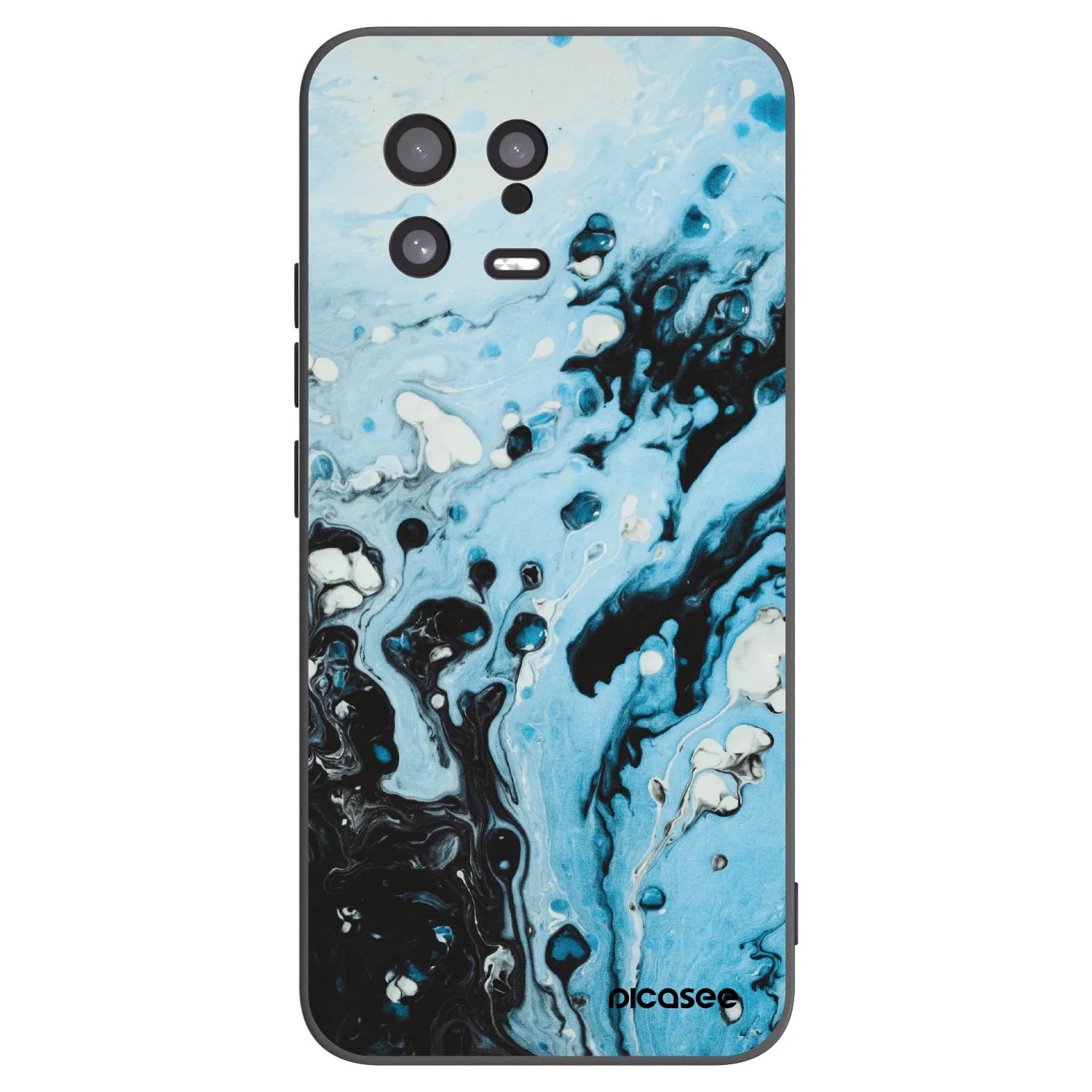 Picasee fekete szilikon tok az alábbi mobiltelefonokra Xiaomi 13 - Organic blue