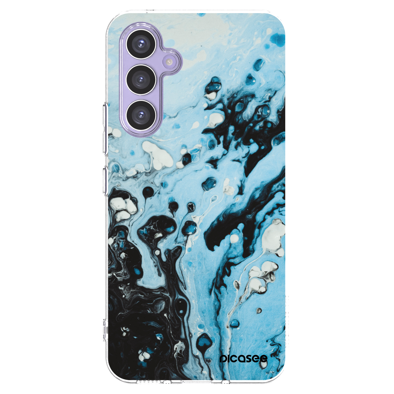 Picasee átlátszó szilikon tok az alábbi mobiltelefonokra Samsung Galaxy A54 5G A546B - Organic blue
