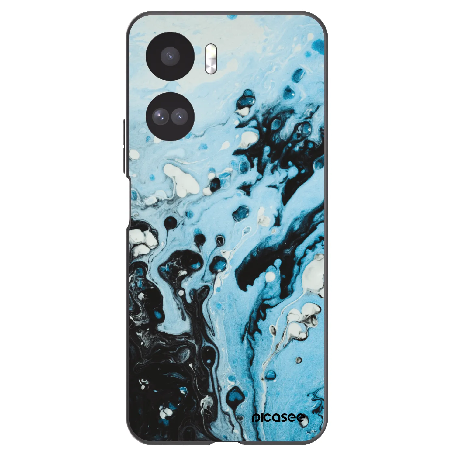 Picasee fekete szilikon tok az alábbi mobiltelefonokra Honor 90 Lite 5G - Organic blue