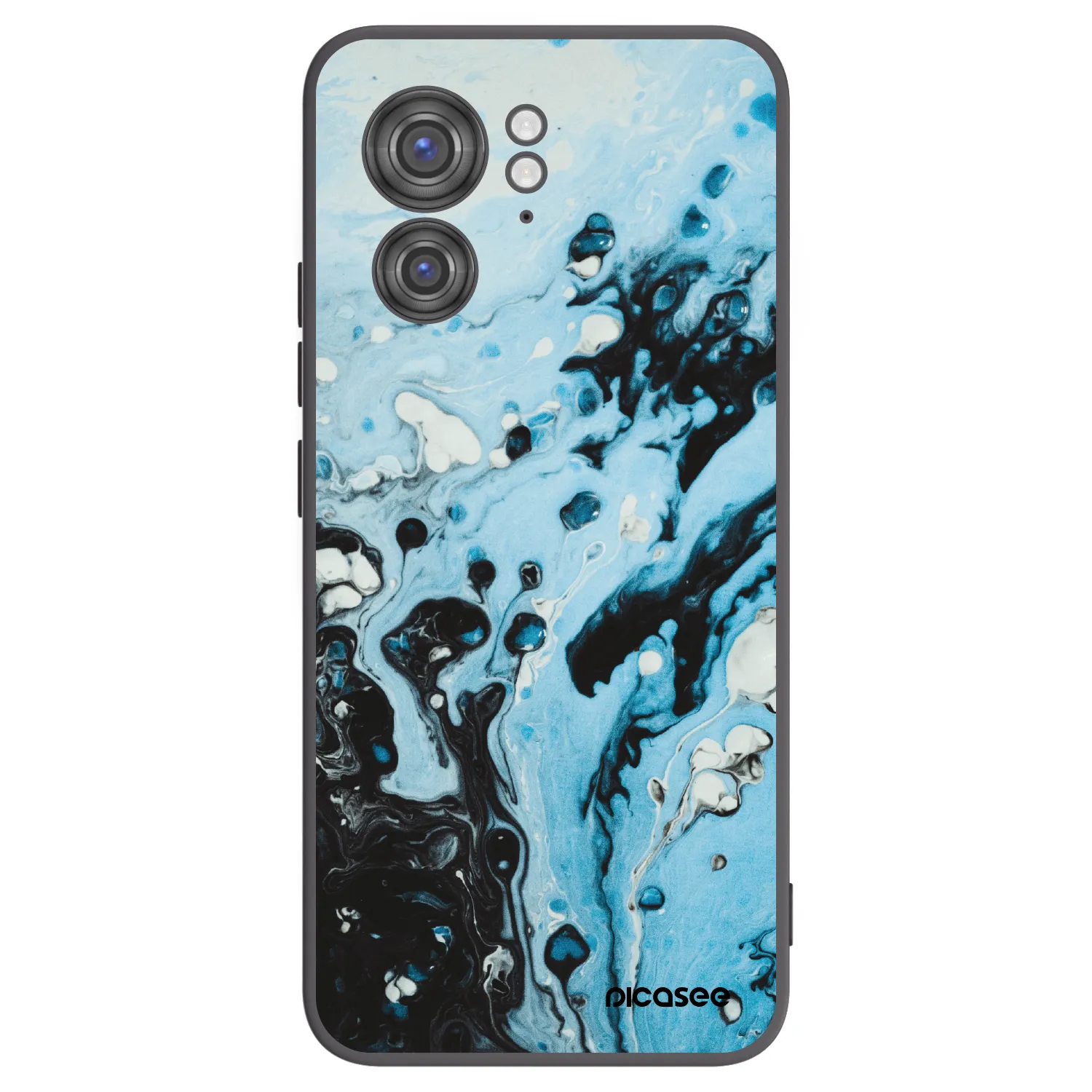 Picasee fekete szilikon tok az alábbi mobiltelefonokra Motorola Edge 40 - Organic blue