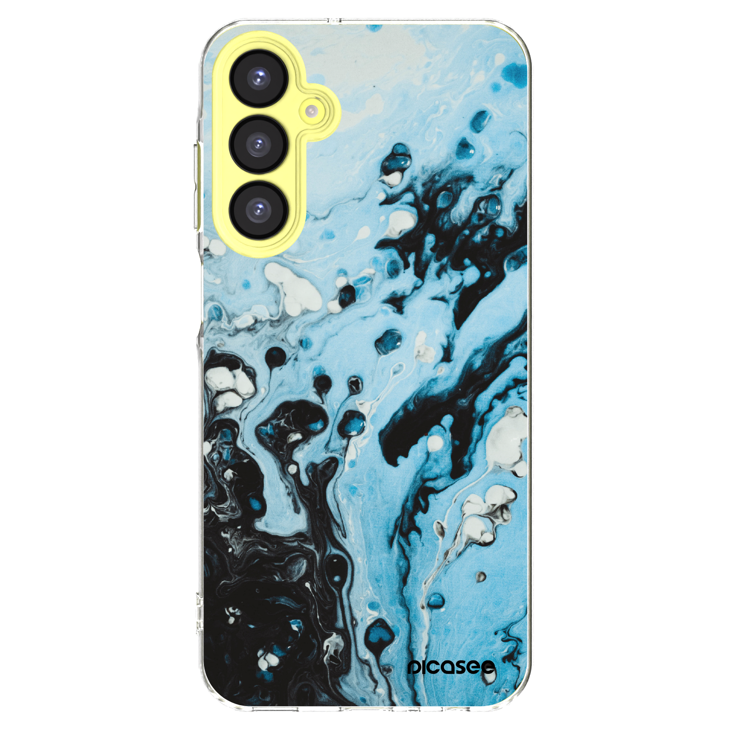 Picasee átlátszó szilikon tok az alábbi mobiltelefonokra Samsung Galaxy A25 A256B 5G - Organic blue