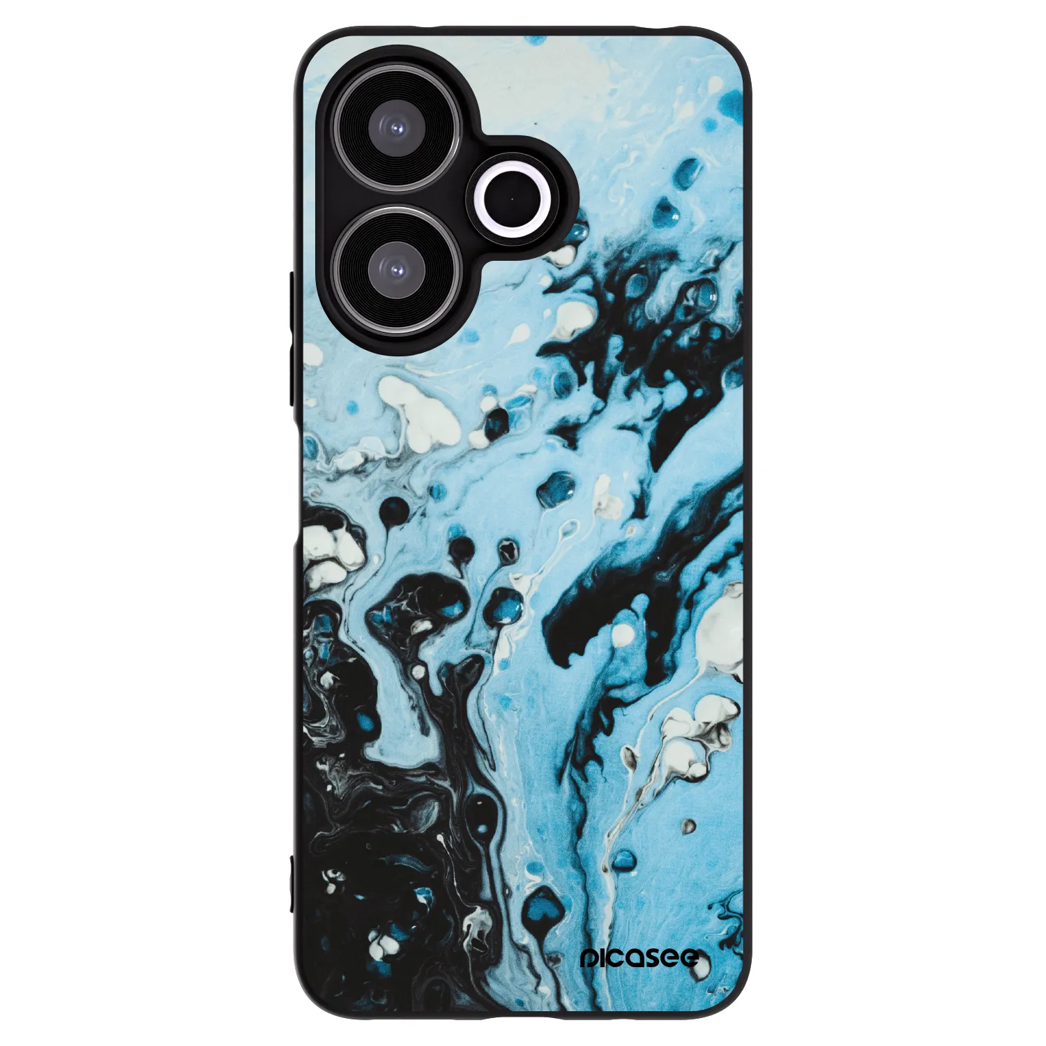 Picasee fekete szilikon tok az alábbi mobiltelefonokra Xiaomi Redmi 13 4G - Organic blue