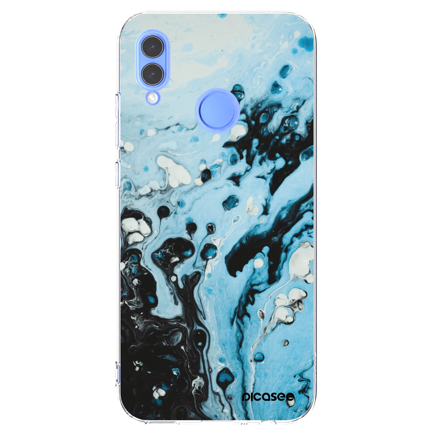 Picasee átlátszó szilikon tok az alábbi mobiltelefonokra Honor 10 Lite - Organic blue
